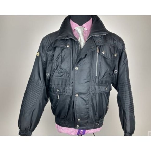 Descente Black Jacket Medium / Large - Picture 2 of 9